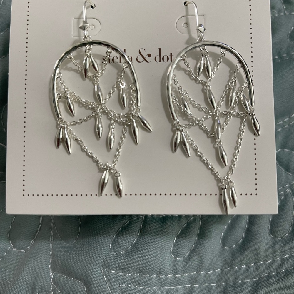 Stella & Dot Helai Chandelier Earrings